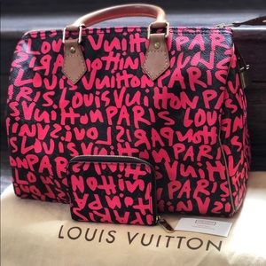 LV Limited Edition Stephen Sprouse Bag + Co. Purse